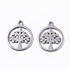 201 Stainless Steel Charms STAS-T050-020P-1