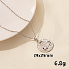 Stainless Steel Trinity Knot Pendant Necklaces NZ8633-11-1