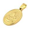 Ion Plating(IP) 304 Stainless Steel Pendants LS-STAS-B071-02A-20G-2