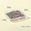 60Pcs 10 Colors Printed Alloy Connector Charms ENAM-CJ0005-63-9