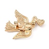 Bird & Love Heart Alloy Enamel Brooches JEWB-K017-04KCG-2
