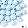 30Pcs Opaque Acrylic Beads OACR-YW0003-87C-1