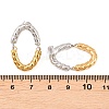 Two Tone 304 Stainless Steel Stud Earrings EJEW-T050-01B-GP-3