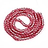 Baking Paint Transparent Glass Beads X1-DGLA-N011-6mm-06-2