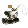 Iron Witch Bells for Door Knob Protection HJEW-JM02186-3
