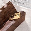 304 Stainless Steel Cuff Rings for Women RJEW-F175-03G-03-4