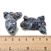 Natural Blue Spot Jasper Carved Healing Goldfish Figurines DJEW-D012-08J-3