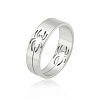 Hollow Out Spider 201 Stainless Steel Finger Rings FS-WG97E57-04-1