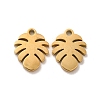 Ion Plating(IP) 304 Stainless Steel Charms STAS-M089-39G-1