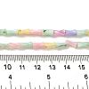 Rainbow Color Dyed Natural Freshwater Shell Beads Strands SHEL-G018-02C-4