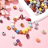 Sport Theme DIY Acrylic Beaded Bracelets Making Kits DIY-YW0010-96-5