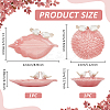 2Pcs 2 Style Ceramic Jewelry Plates AJEW-PH0006-43B-4