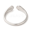 Non-Tarnish 201 Stainless Steel Open Cuff Ring RJEW-E063-44P-3