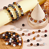 200Pcs 10 Style DIY Round Beads Jewelry Making Finding Kits DIY-PH0021-75-5