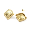Ion Plating(IP) 304 Stainless Steel Stud Earrings for Women EJEW-N054-33G-2