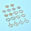 18Pcs 9 Styles Rack Plating Alloy Pendants FIND-FS0003-10-9