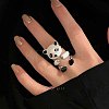 Cartoon Alloy Adjustable Cuff Rings Sets FS-WG86E71-01-1