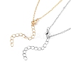 10Pcs 2 Colors Iron Cable Chain Necklaces for Men Women MAK-YW0001-03-2