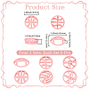 12Pcs PP Plastic Molds DIY-SC0030-54-2