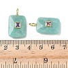 Natural Amazonite Pendants G-I391-03G-06-3