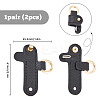 Microfiber Imitation Leather Undamaged Bag D Ring Connector PURS-WH0005-35KCG-02-2