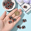 20Pcs Study Theme Opaque Resin Pendants RESI-YW0004-52-3