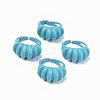 Spray Painted Alloy Cuff Rings RJEW-T011-24B-RS-1