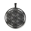 Ion Plating(IP) 304 Stainless Steel Pendants STAS-P209-18B-1
