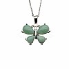 Crystal Butterfly Necklace Pendant Fashion Ornament Minimalist Pendant AM7436-2-1