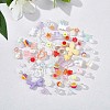150 Pieces Random Rose Acrylic Beads Bear Pastel Spacer Beads Butterfly Loose Beads for Jewelry Keychain Phone Lanyard Making JX543A-2