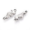 304 Stainless Steel Connector Cabochon Settings STAS-T065-41P-2
