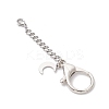 3Pcs 3 Styles Alloy & 304 Stainless Steel Lobster Claw Clasps HJEW-JM03381-5