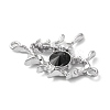 Alloy Jet Rhinestone Pendants LS-PALLOY-P294-01P-02-3