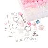 DIY Pink Earring Making Kit DIY-FS0004-78-3