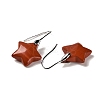 Natural & Synthetic Mixed Stone Star Dangle Earrings EJEW-I315-03P-3