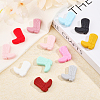 CHGCRAFT 30Pcs 15 Colors Silicone Beads SIL-CA0001-89-5