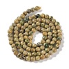 Natural Verdite Stone Beads Strands G-P530-B07-01-3