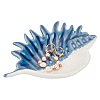 Conch Shape Ceramic Jewelry Plates AJEW-WH0083-92A-1