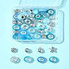 DIY Tibetan Style Alloy & Resin European Beads Making Finding Kits DIY-FS0006-78F-9