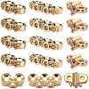 30Pcs 3 Styles Brass Micro Pave Cubic Zirconia Multi-Strand Links KK-SC0004-23-1