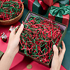 4 Sets 2 Colors Christmas Themed Paper Shredded Paper Filler OCOR-SP0001-04-3