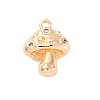 Brass Micro Pave Cubic Zirconia Pendants KK-D288-08G-1