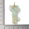 Natural Flower Amazonite Pendants G-C274-05F-3