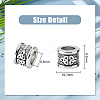 DICOSMETIC 200G Tibetan Style Zinc Alloy Beads TIBEB-DC0001-02-2