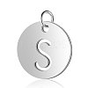 Non-Tarnish 304 Stainless Steel Charms STAS-S105-T514S-S-1