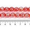 Handmade Gold Foil Lampwork Beads Strands LAMP-Q002-01G-4