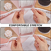 Nylon Chiffon Elastic Lace Trim OCOR-WH0082-159D-6
