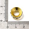 Brass Rhinestone Spacer Beads KK-M313-44D-12-2