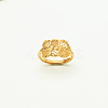 Adjustable Vintage Brass Open Cuff Rings for Women TS0392-2-1