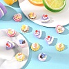 20Pcs Opaque Resin Beads RESI-YW0006-26-4